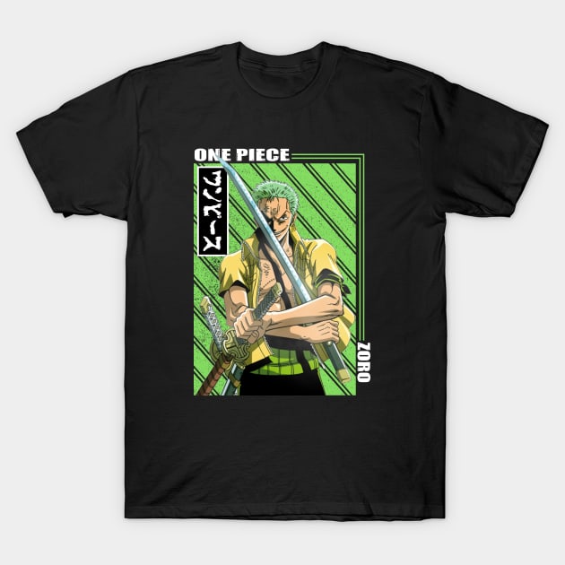 Zoro One Piece T-Shirt by Gifty Shonen